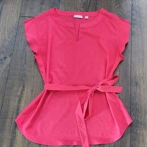 Bright pink New york and company blouse
